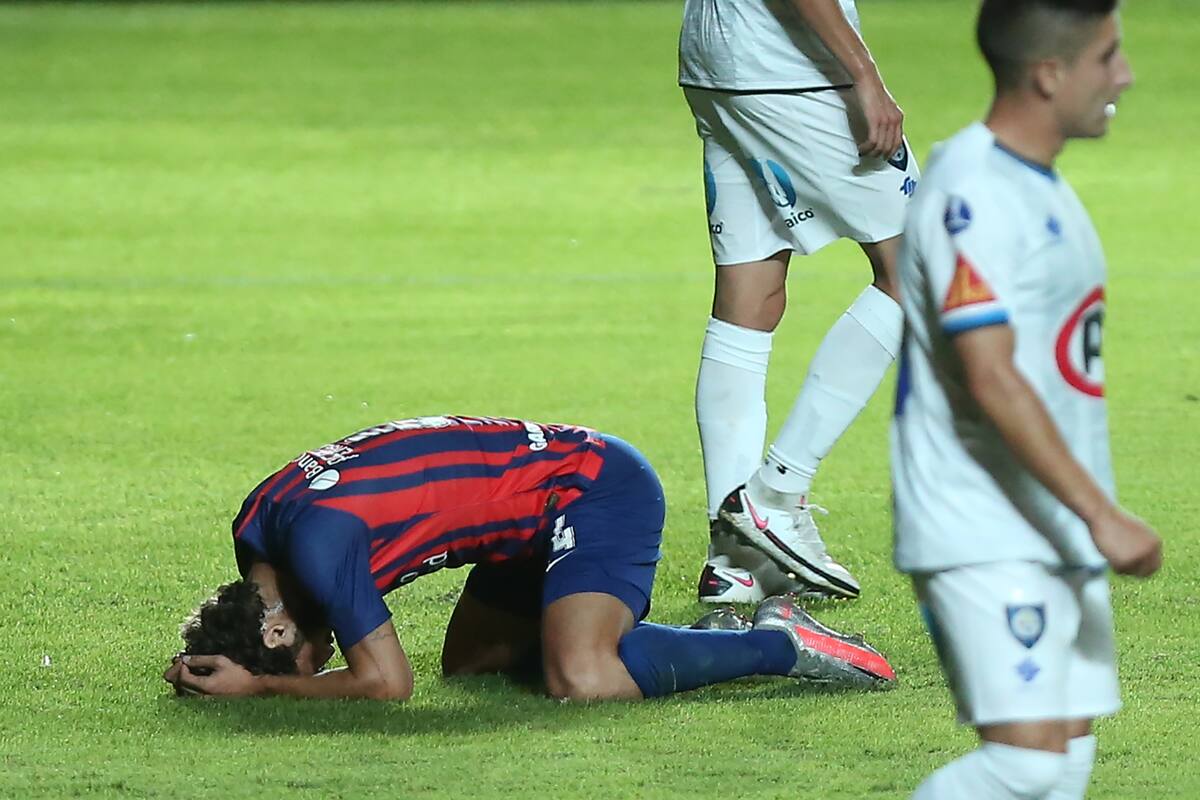 San Lorenzo y una dura derrota como local en el debut de la Copa Sudamericana
