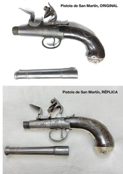 San Martín compró la pistola en Londres