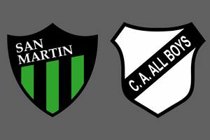 San Martín de San Juan - All Boys, Primera Nacional: el partido de la jornada 16