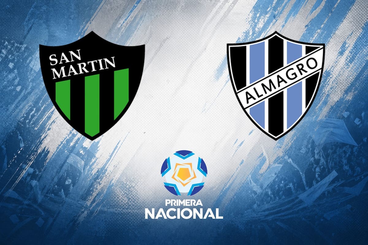 San Martín San Juan vs. Almagro, por una nueva jornada de la Primera Nacional del fútbol argentino