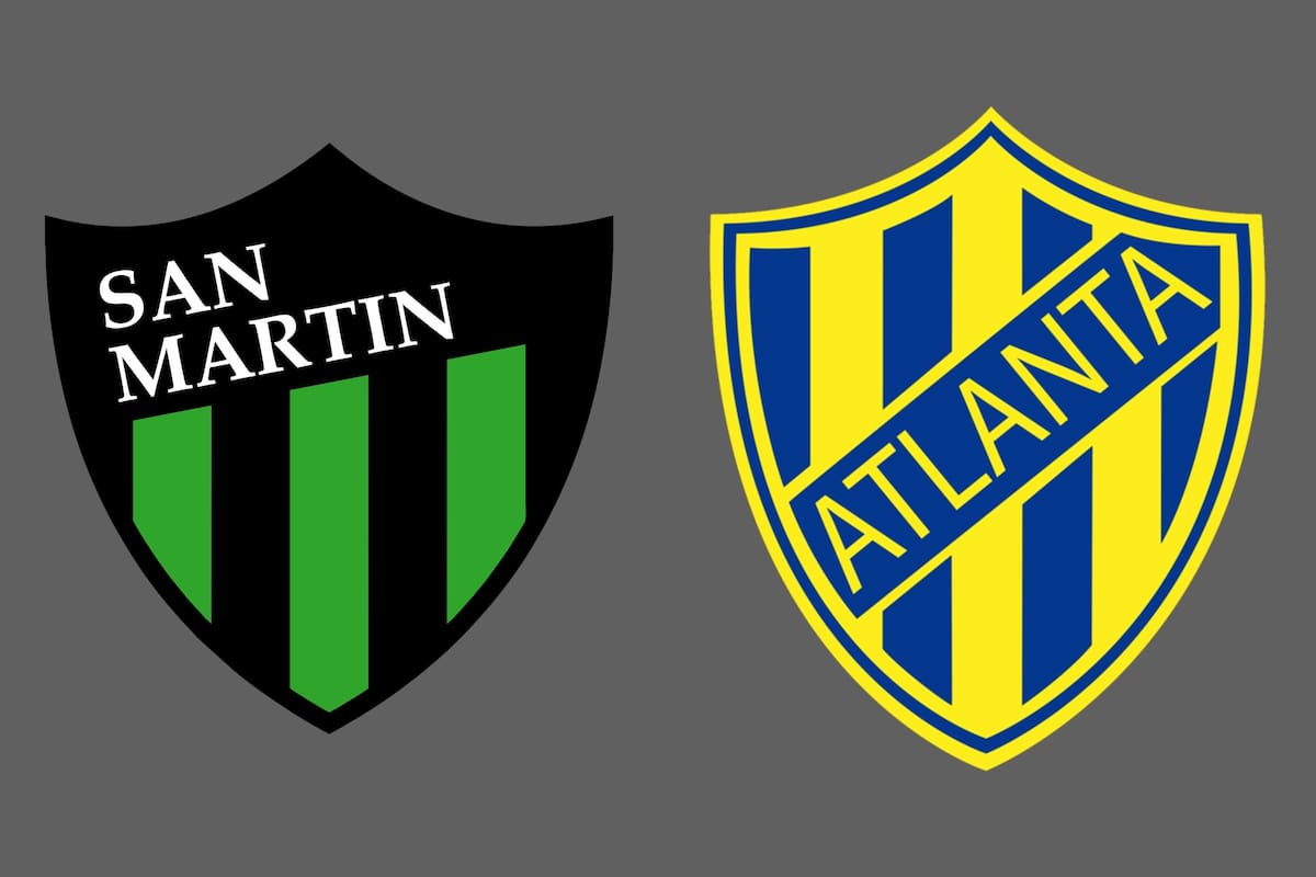 San Martín San Juan y Atlanta disputaron uno de los encuentros de la jornada del fútbol argentino