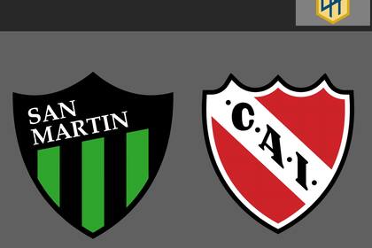 San Martín San Juan y Independiente disputaron uno de los encuentros de la jornada del fútbol argentino