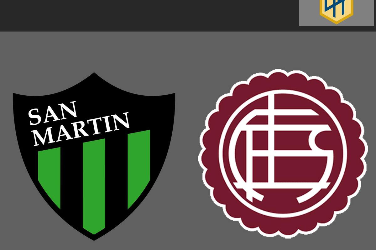 San Martín San Juan y Lanús disputaron uno de los encuentros de la jornada del fútbol argentino