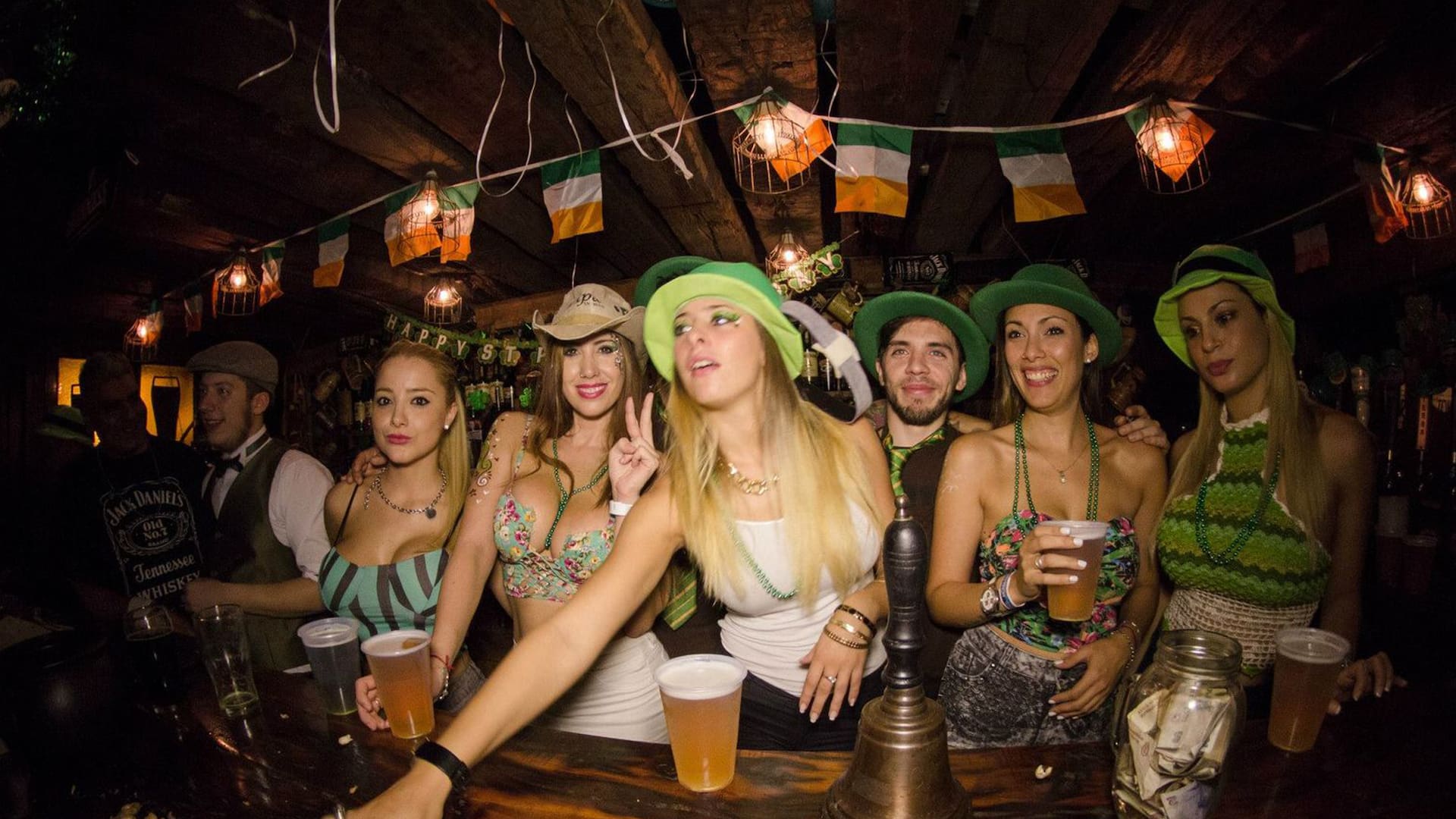 San Patricio en el Slainte Irish Pub de Devoto.
