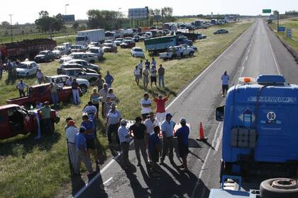 San Pedro, en 2008, fue uno de los lugares donde se movilizaron los productores
