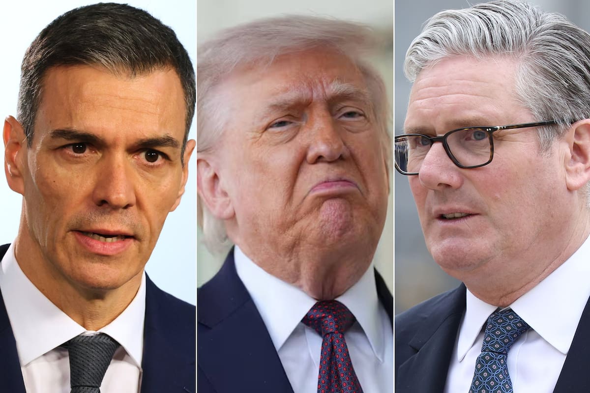 Sánchez, Trump y Starmer
