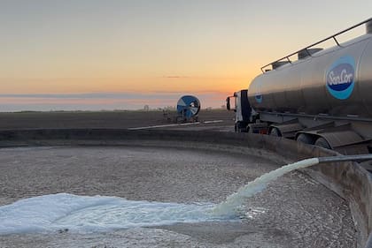 SanCor tuvo que derramar leche de su planta que ahora cerrará
