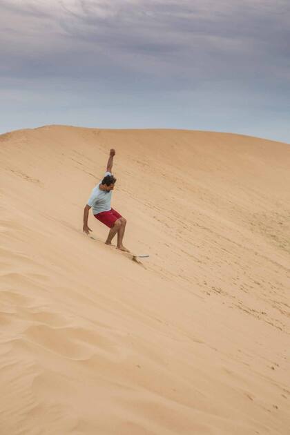 Sandboard en Valizas, Uruguay