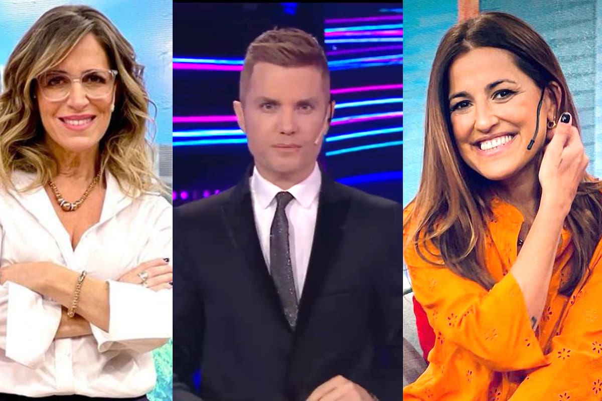 Sandra Borghi, Santiago del Moro y Maju Lozano, protagonistas de la televisión del lunes