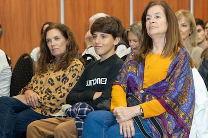 Sandra, León y Marita, la mamá de Sonsoles