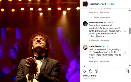 Sandra Mihanovich y Adrián Barilari despidieron a Ángel Mahler