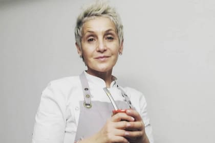 Sandra se reinventó por amor al acto de dar de comer.