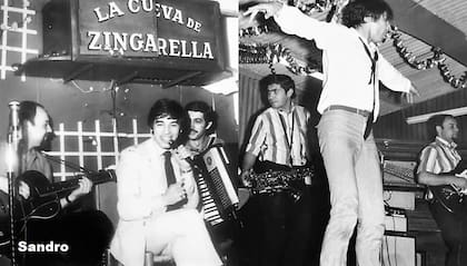 Sandro fue una de las estrellas que brindó su show en La Cueva de Zingarella