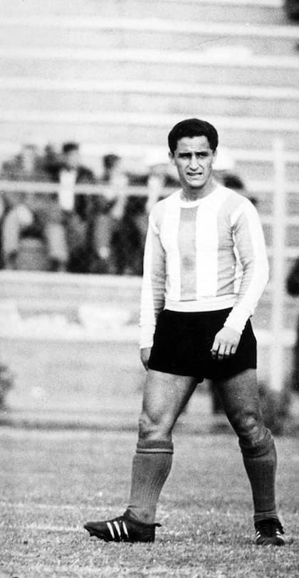 Sanfilippo en el Mundial Chile 1962, en el que le hizo un gol a Inglaterra en una derrota por 3-1; la selección se despidió en la rueda inicial.