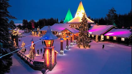 Santa Claus tiene un lugar de residencia oficial llamado Rovaniemi, en Finlandia