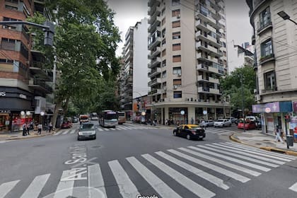 Santa Fe al 3300, en pleno barrio porteño de Palermo, donde se produjo la detención de la empleada doméstica acusada de robo