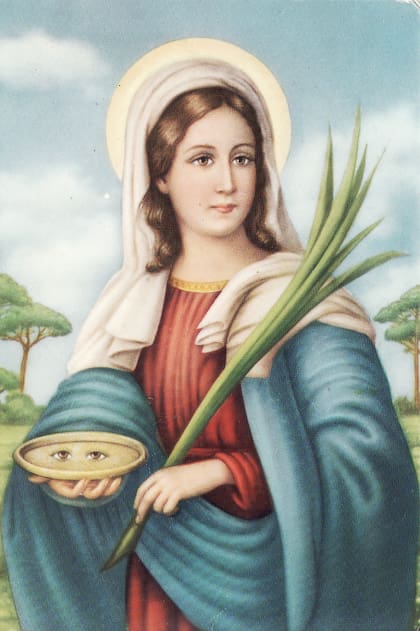 Santa Lucía es la patrona de la salud visual