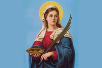 Santa Lucía fue una martir