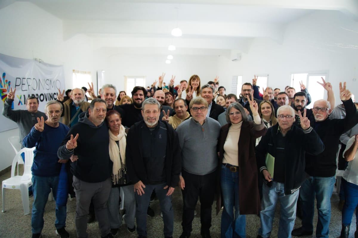 Santa María, en el acto bonaerense que realizó en Junín