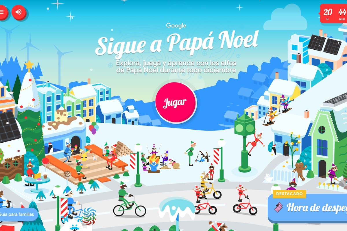 Santa Tracker es el sitio de Google para disfrutar la Navidad con los más chicos: tiene juegos, trivia y un mapa para ver dónde está Papá Noel en este momento
