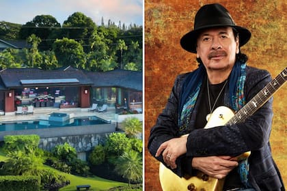 Carlos Santana compró una nueva casa de vacaciones que incluye una piscina de agua salada, un spa con vista a la bahía y un espectacular jardín