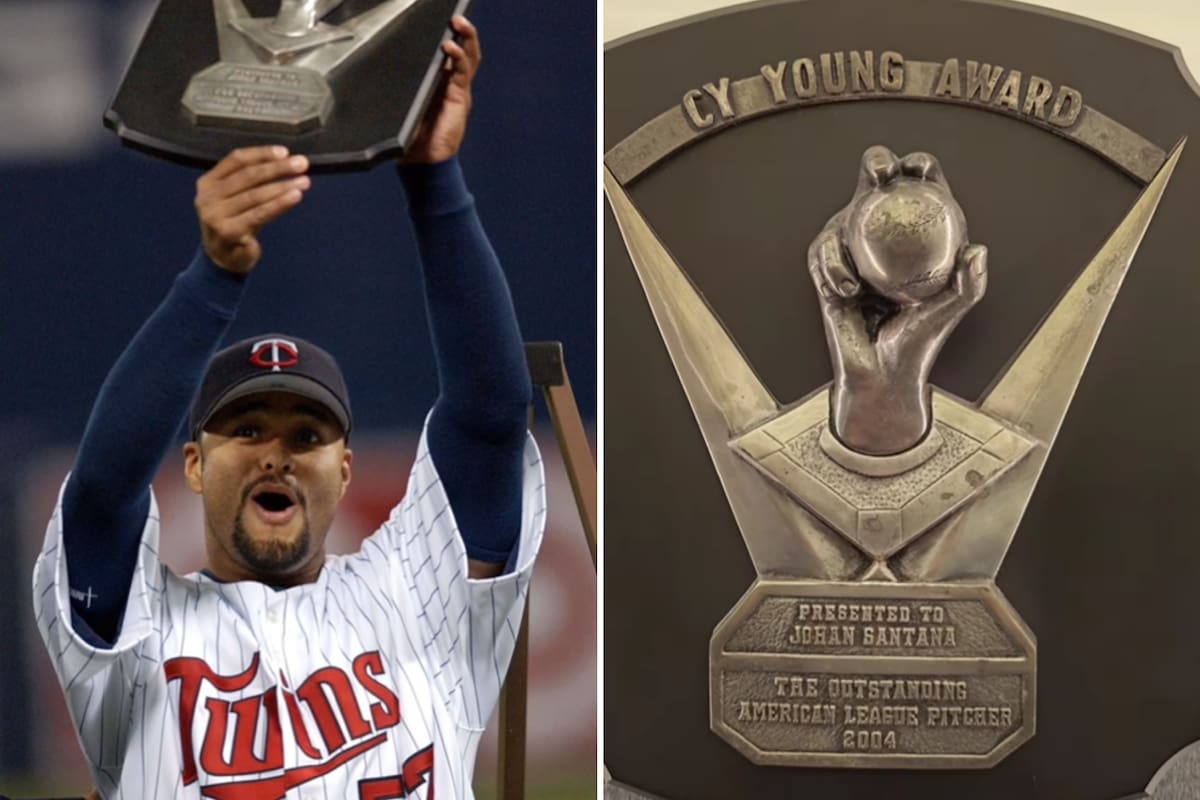 Santana ganó dos premios Cy Young en su carrera, consolidándose como uno de los mejores lanzadores de su generación
