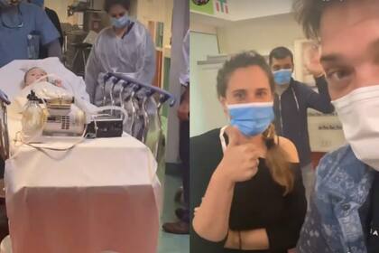 Santi Maratea mostró el momento en el que llegó Emmita al Hospital Italiano para hacerse el tratamiento