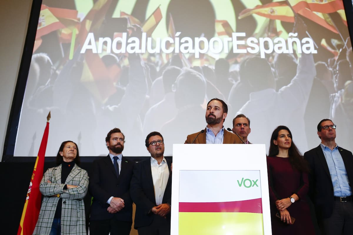 Santiago Abascal, líder de Vox