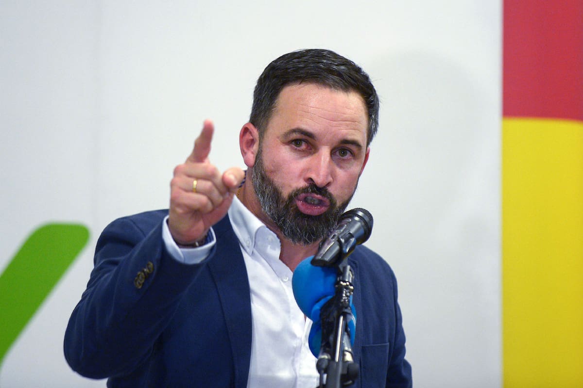 Santiago Abascal, líder de Vox, el partido de extrema derecha que irrumpió en el escenario político español