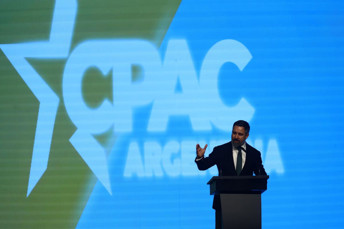 Santiago Abascal, presidente de VOX España, en la CPAC