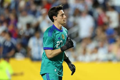 Santiago Beltrán, el otro de los tres futbolistas que en el amistoso frente a Honduras tuvieron su primera participación en el seleccionado; "no es más sparring: ya es uno de nosotros", lo valoró Scaloni.