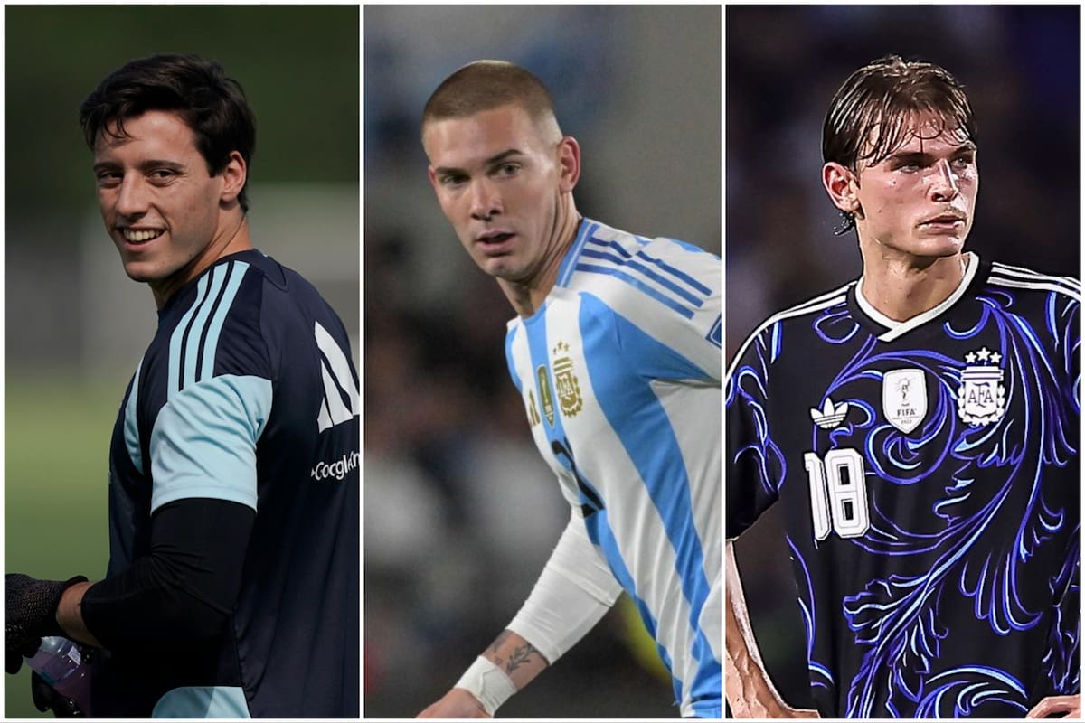 Santiago Beltrán, Franco Mastantuono y Nicolás Paz, tres nombres propios para la selección argentina del futuro
