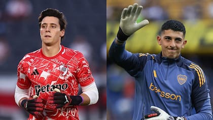 Santiago Beltrán y Leandro Brey: el Superclásico tendrá en cancha dos arqueros muy jóvenes