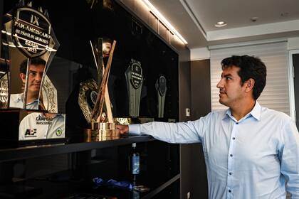 Santiago Brito, presidente de la Asociación Argentina de Padel y directivo del Banco Macro