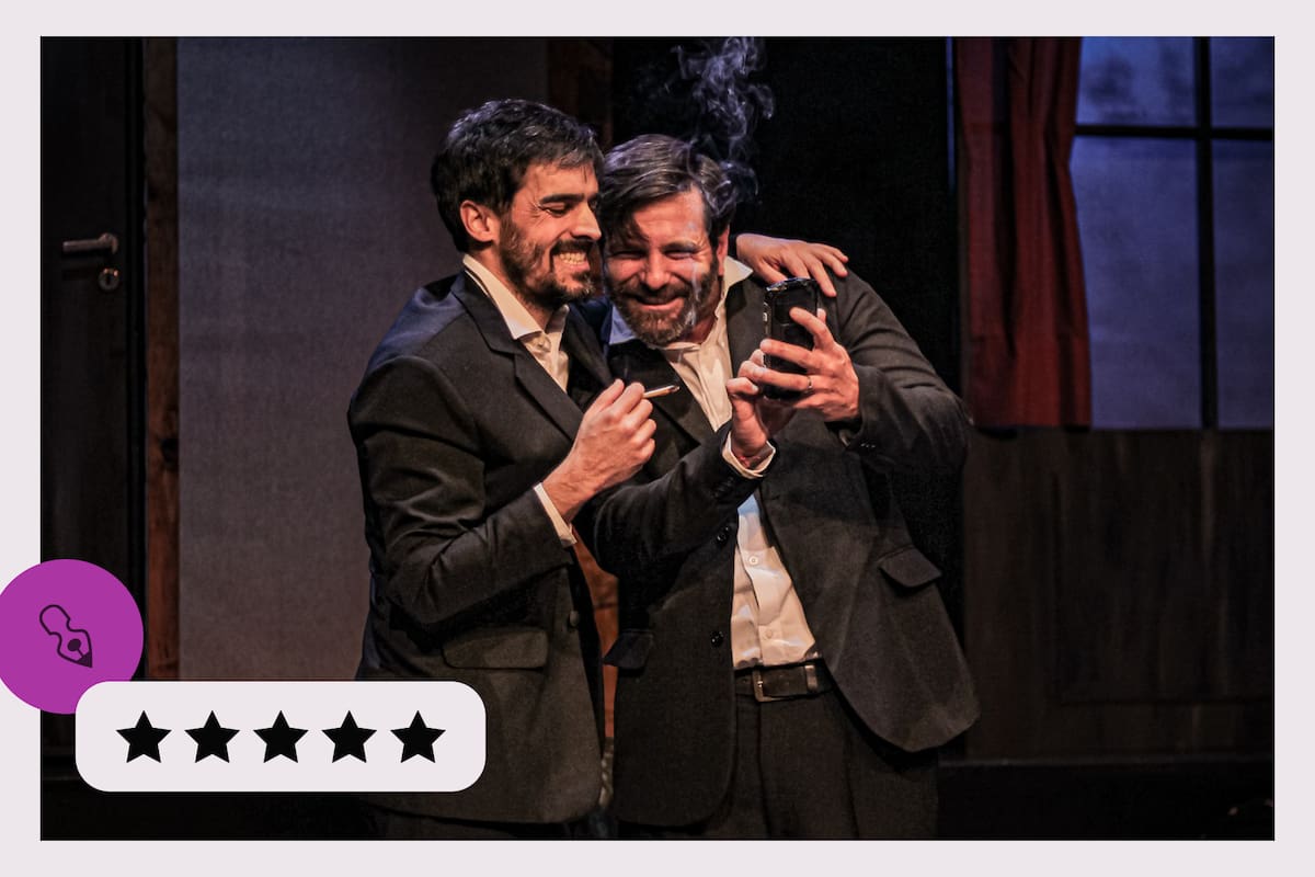 Santiago Caamaño e Ignacio Monná en escena, un juego de emociones contenidas