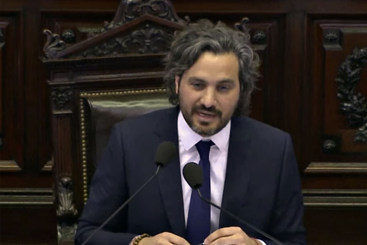 Santiago Cafiero brinda el informe de gestión en la Cámara de Diputados