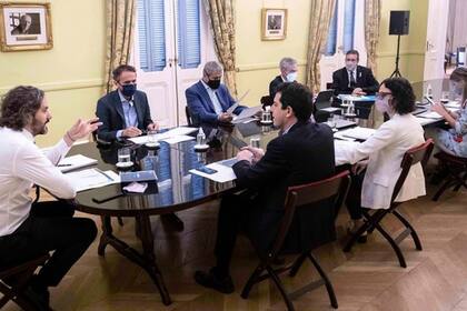 Santiago Cafiero encabezó la reunión del gabinete de Promoción Federal