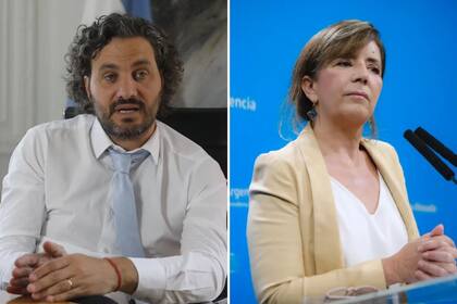 Santiago Cafiero y Gabriela Cerruti