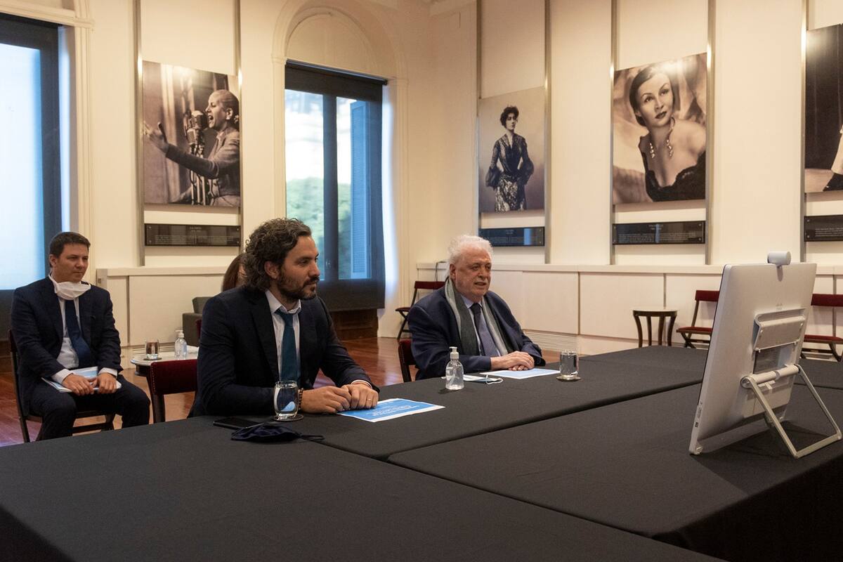 Santiago Cafiero y Ginés González García