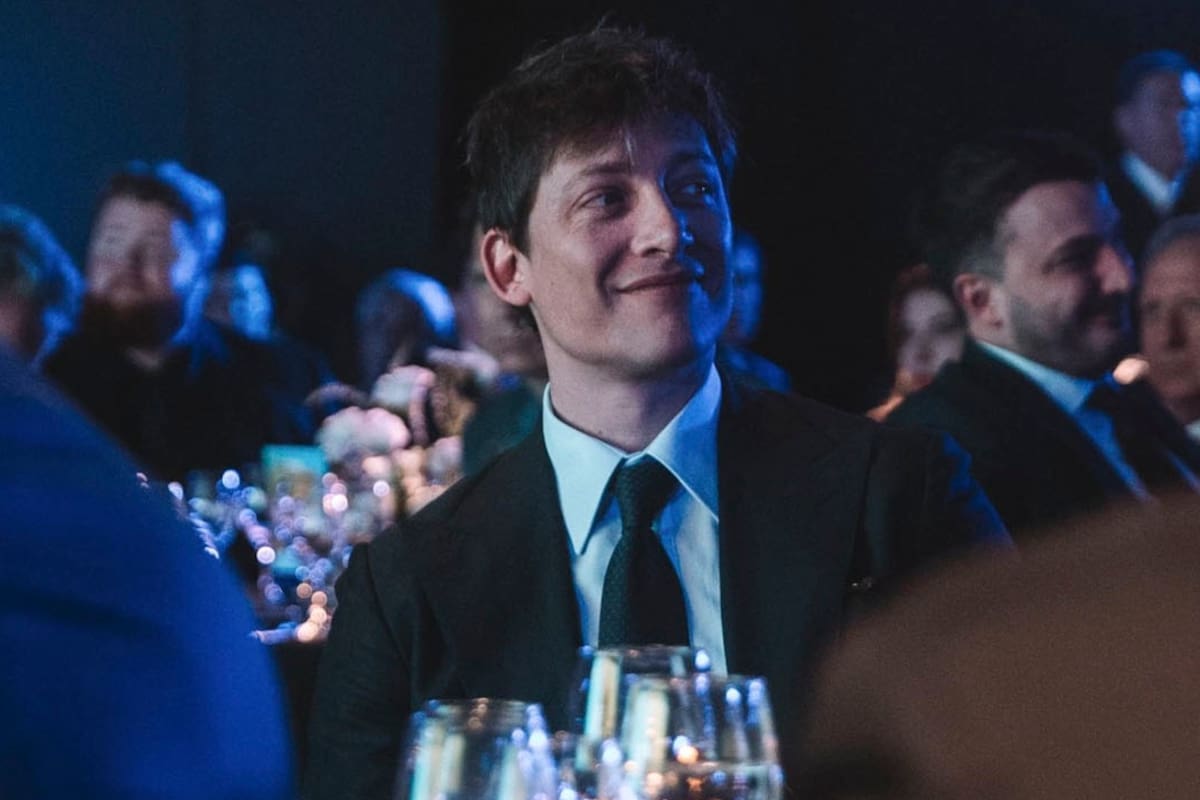 Santiago Caputo, en la cena de CPAC