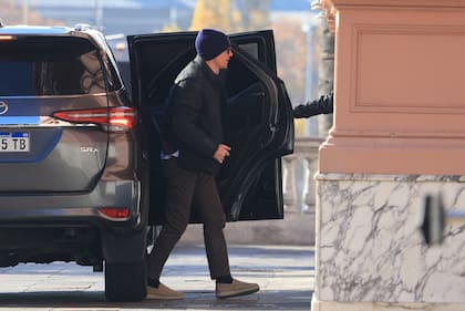 Santiago Caputo llega a la Casa Rosada
