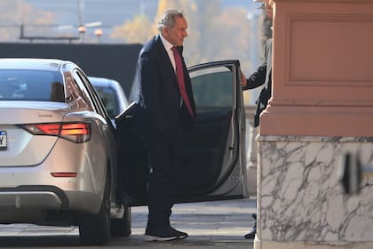 Llegada de Daniel Scioli a la Casa Rosada