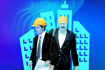 Santiago Caputo y Federico Sturzenegger