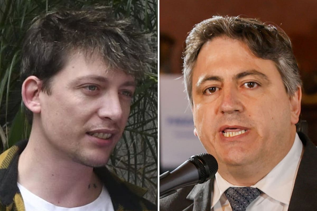 Santiago Caputo y Francisco Paoltroni