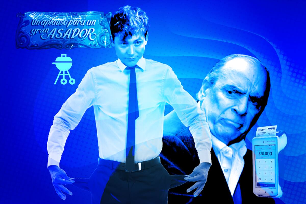 Santiago Caputo y Guillermo Francos