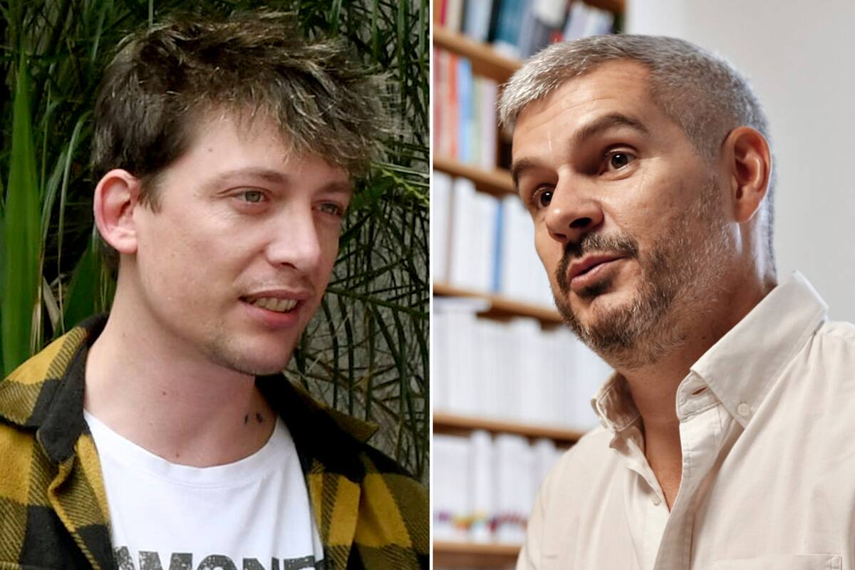 Santiago Caputo y Marcos Peña