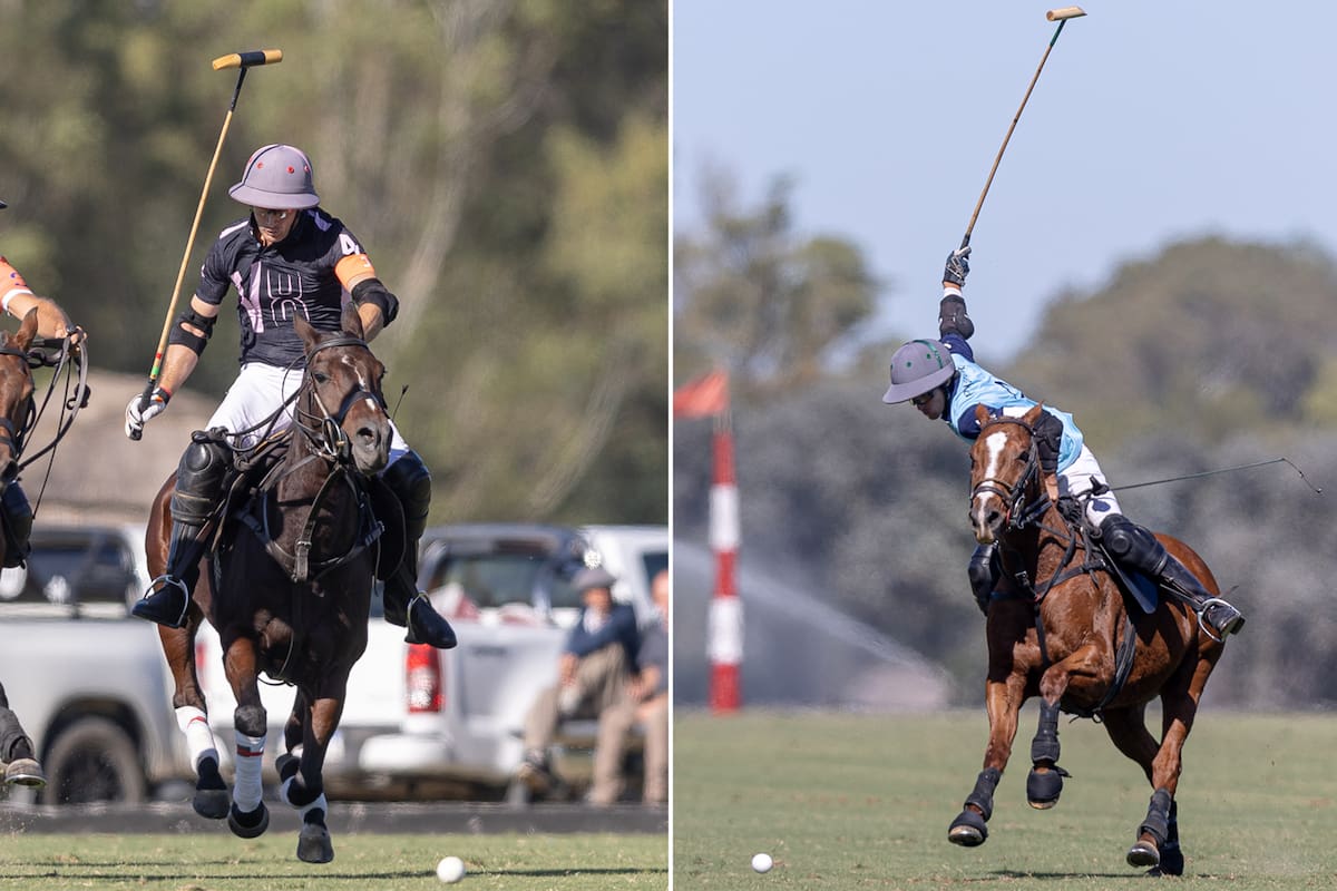 Santiago Chavanne y Tomás Alberdi, los backs de Cuatro Vientos y Pilarchico, equipos que ganaron sus grupos del Campeonato Nacional Intercircuitos y este jueves se cruzarán en la segunda semifinal por la Copa República Argentina, en Pilar.