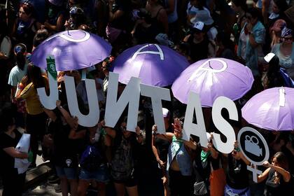 Santiago, Chile: las chilenas protagonizaron la marcha más numerosa de la movilización mundial