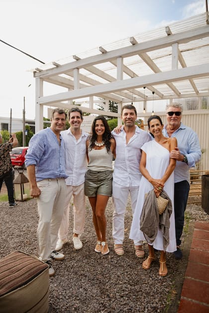 Santiago Corral, Félix San Martín, Clara de Alzaga, Martín Lubrano, Uschi y Eduardo Lubrano