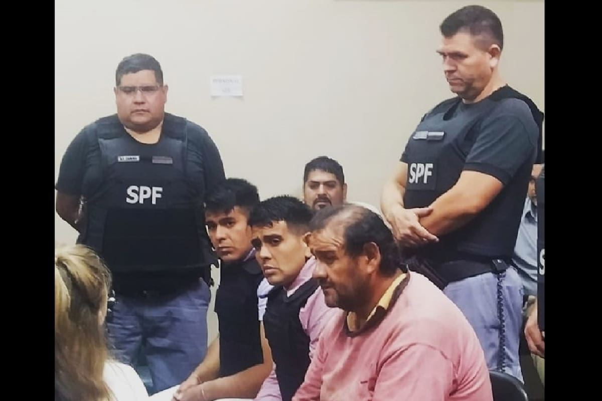 Santiago, David y Catalino Bejarano, en el juicio por un narcocrimen en Salta